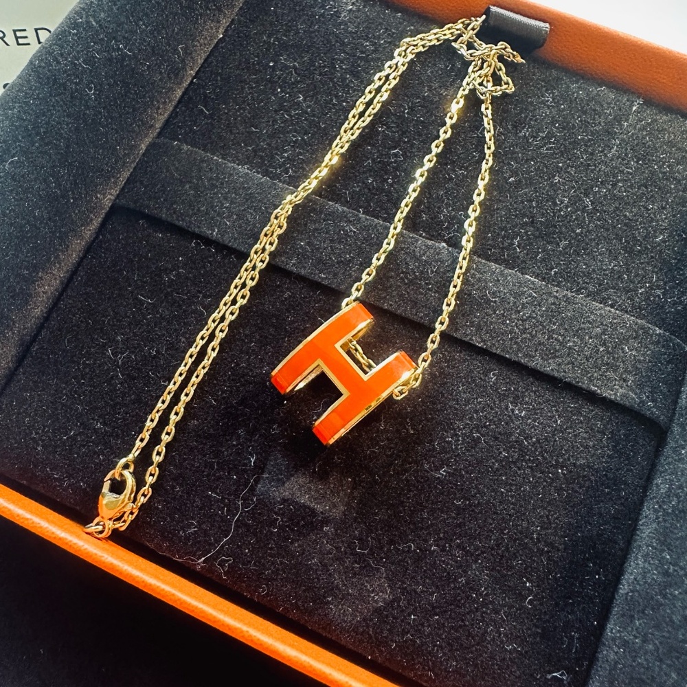 Auth Hermes POP H Necklace (Only platform transactions)